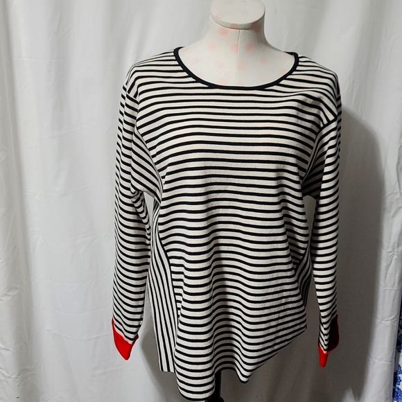 Anne Klein Tops - Anne Klein Striped Top L